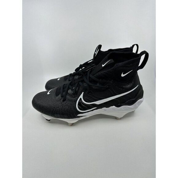 Nike Alpha Huarache NXT Black White Baseball Cleats DJ6517-001 Mens Size 12 - Picture 2 of 6